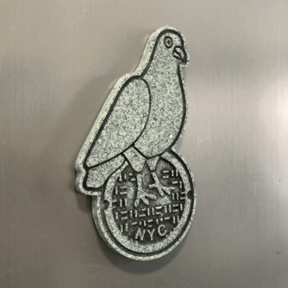 Porch Pigeon Relief Magnet