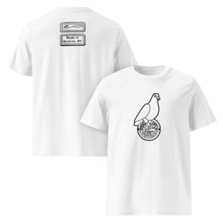 Porch Pigeon Queens Unisex organic cotton t-shirt