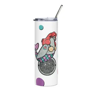 Porch Pigeon Brooklyn Mermaid Stainless steel tumbler