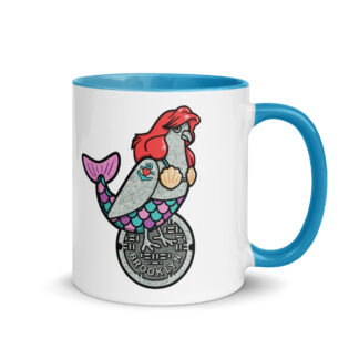 Porch Pigeon Brooklyn Mermaid Mug with Color Inside